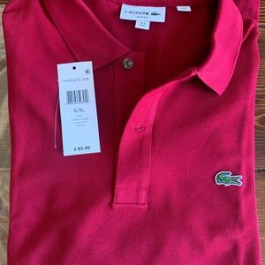 Lacoste Maroon Polo T-shirt